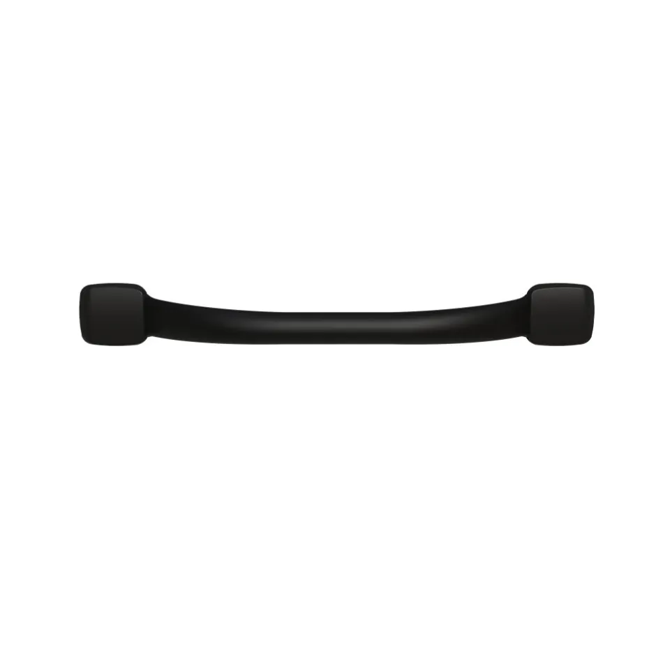 Godonnier Barre d'appui droite en acier noir mat Essentiels Plus 42,3 cm