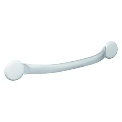 Godonnier Barre d'appui droite en acier blanc 37 cm