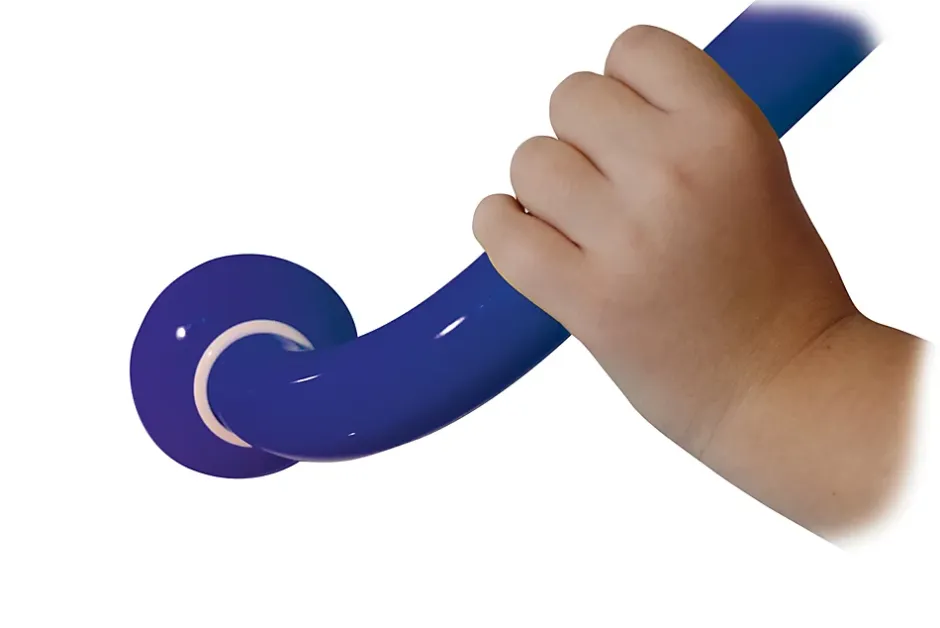 Godonnier Barre d'appui droite en aluminium bleu epoxy 36,6 cm