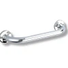 Delabie Barre d'appui droite inox poli brillant - 300 mm - Diamètre 25 mm -