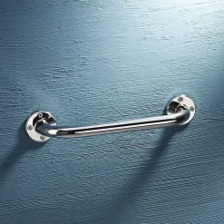 Godonnier Barre d'appui en laiton chromé 30 cm* Barre D'Appui