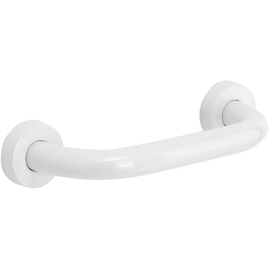 Kiamami Valentina Barre D'appui Murale Fixe Blanche 20 Cm En Acier Inoxydable* Barre D'Appui