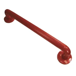 Aidapt Barre d'appui president rouge pour salle de bain et toilettes - Longueur 30 cm