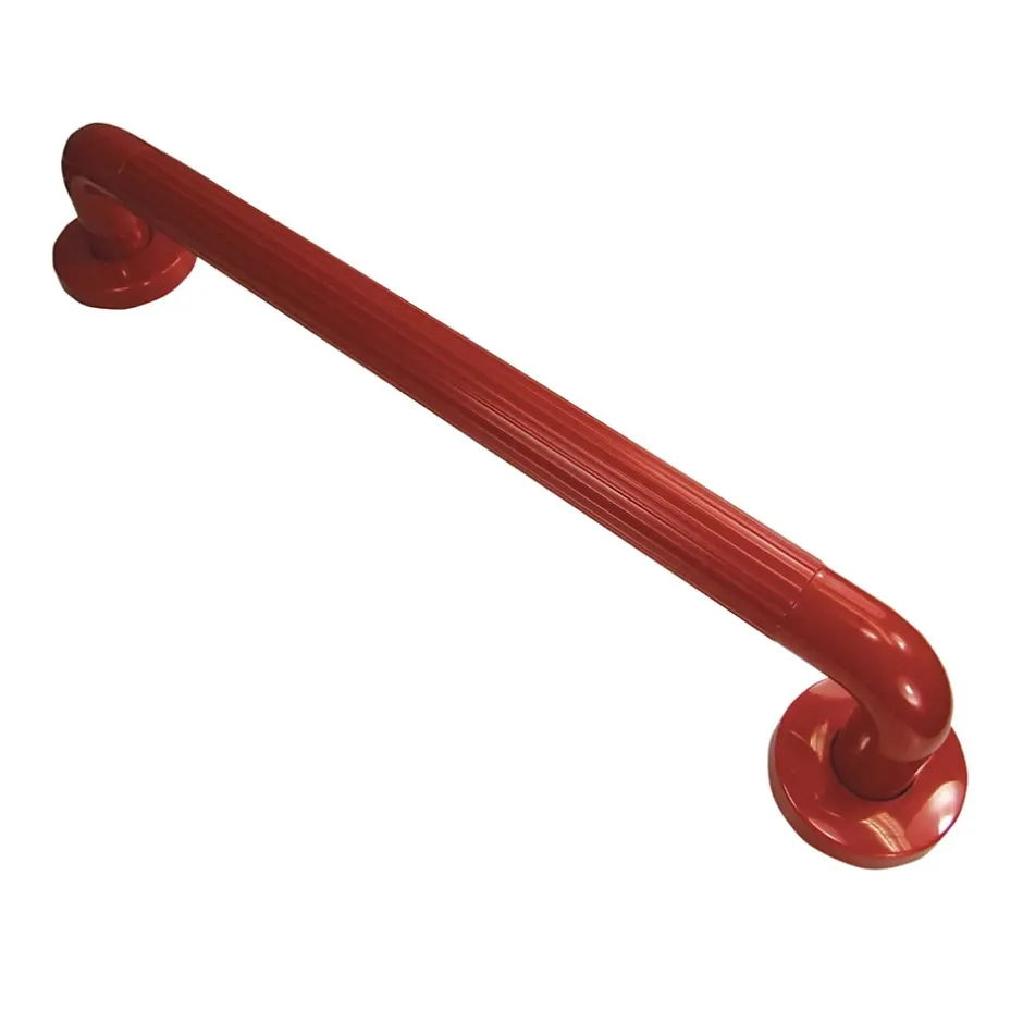 Aidapt Barre d'appui president rouge pour salle de bain et toilettes - Longueur 30 cm
