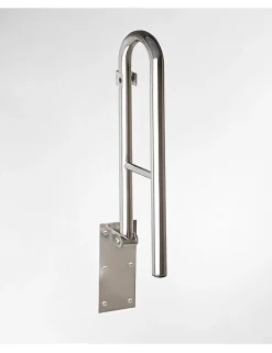 Bemeta Barre d'appui relevable en forme U HELP en acier inoxydable-60x25x10cm--* Barre D'Appui