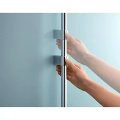 Grohe Barre de douche - Vitalio Universal 27724001 - 60cm - 22 mm - Fixation supérieure réglable - A coller ou a visser - C