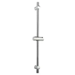 Kibath Barre de douche avec équipement TREN de 65,5 cm, finition chrome poli, en laiton* Pommeau De Douche, Flexible Et Barre De Douche