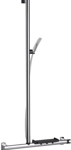 Godonnier Barre de douche et support de douchette finition alu* Pommeau De Douche, Flexible Et Barre De Douche