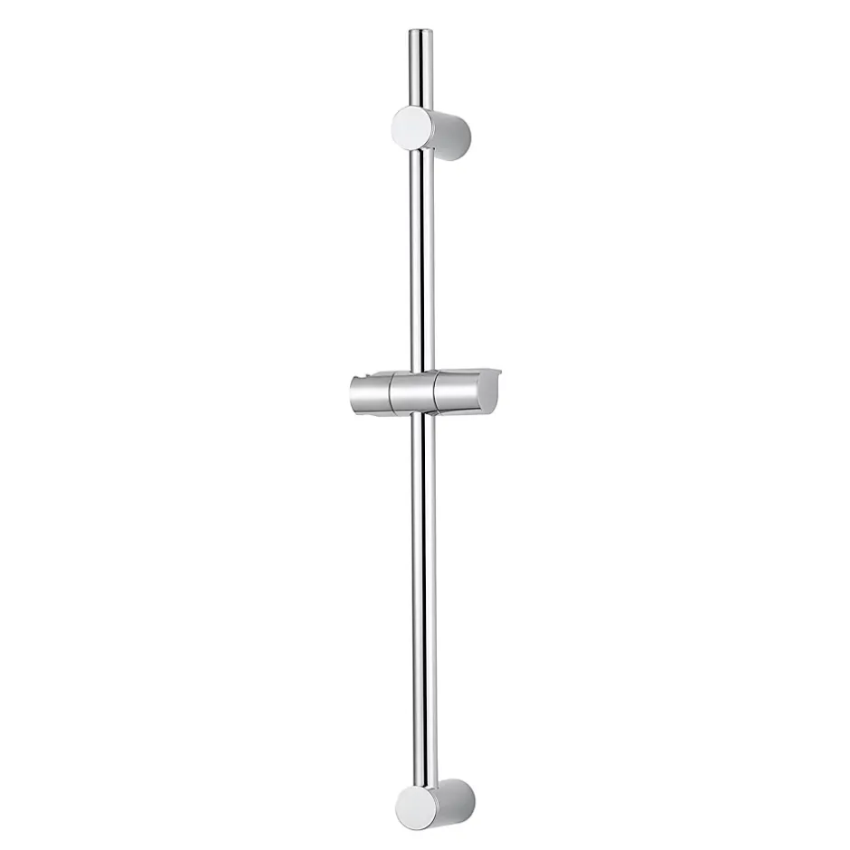 GoodHome Barre de douche réglable chrome Cavally