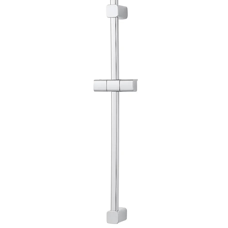 GoodHome Barre de douche réglable chrome Teesta* Pommeau De Douche, Flexible Et Barre De Douche
