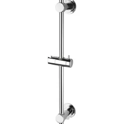 Rousseau Barre de douche universelle - Inox chromé - Longueur 60,5 cm - Diametre 18 mm - Fixation ventouse* Colonne De Baignoire