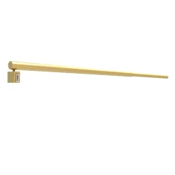 Aurlane Barre de fixation murale OR DORE BROSSE réglable de 70 à 100cm pour paroi de douche FREEDOM 2 GOLD* Paroi De Douche