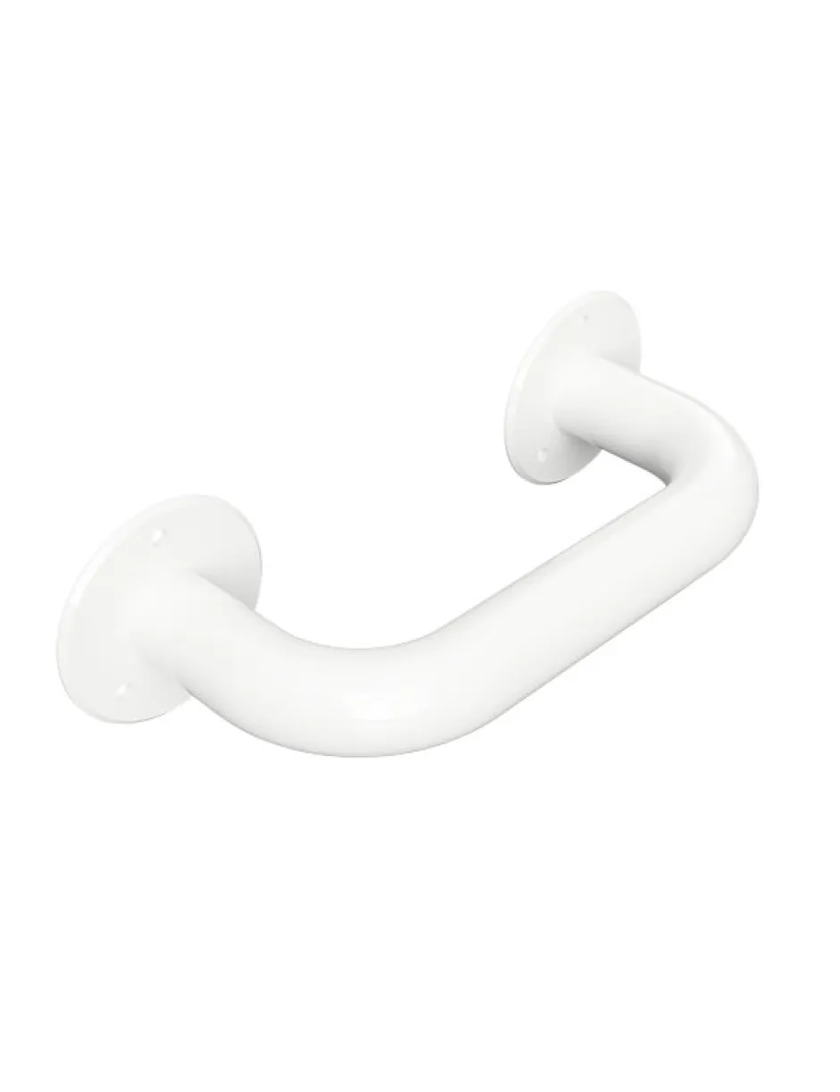 Bemeta Barre de maintien de douche HELP en blanc comaxite-Blanc-48x8x10,6cm-Blanc--* Barre D'Appui