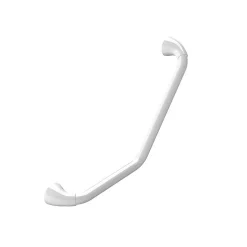Spirella Barre de redressement ou d'appui coudée PROF Acier Inox 73,5cm Blanc* Barre D'Appui