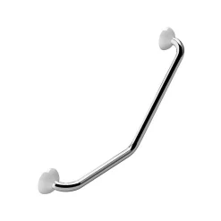 Spirella Barre de redressement ou d'appui coudée ECO Acier Inox 71cm Chrome