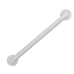 MSV Barre de redressement ou d'appui Acier 60cm Blanc* Barre D'Appui