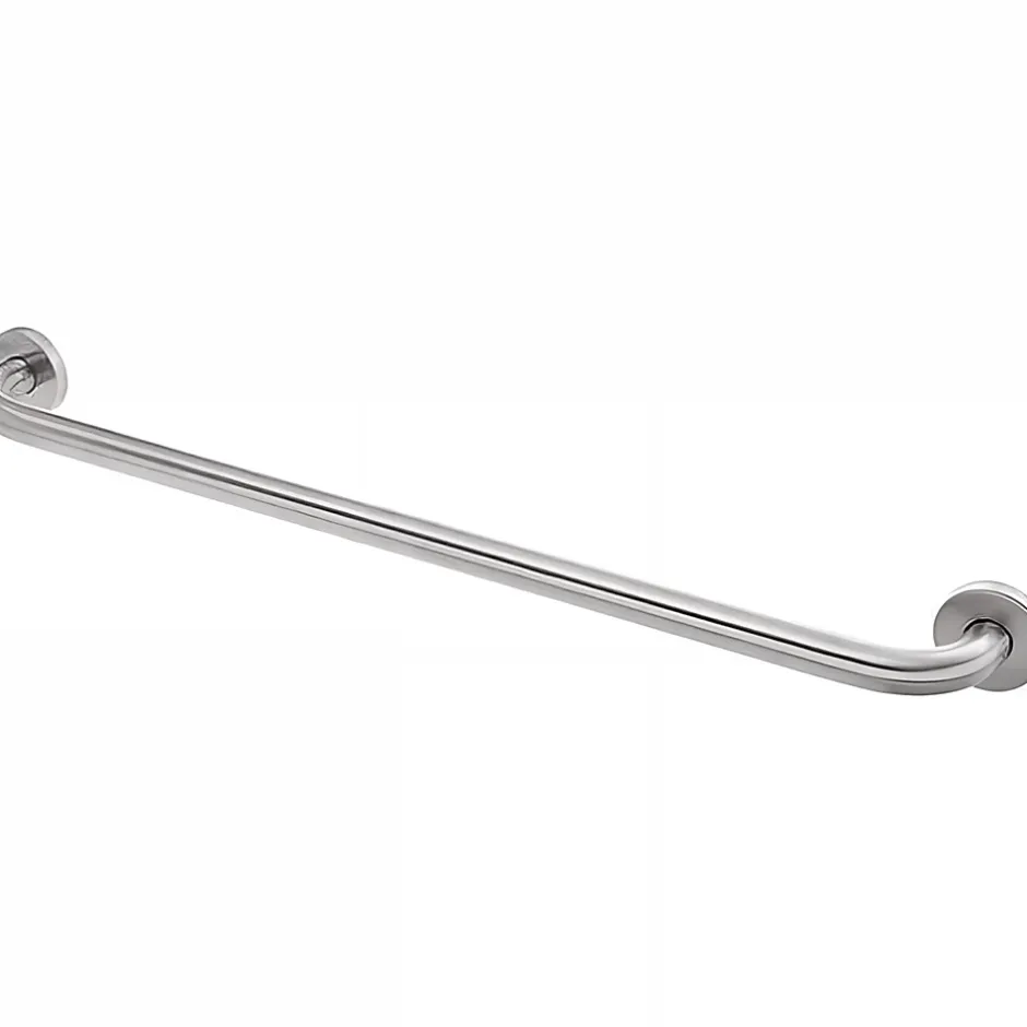 Sanindusa Barre de relèvement et appui PMR normes handicapé NewWCCare 60 inox brossé