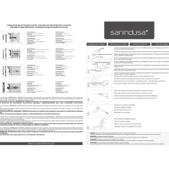 Sanindusa Barre de relèvement et appui en angle à droite coudée à 90 PMR normes handicapé NewWCCare blanche* Barre D'Appui