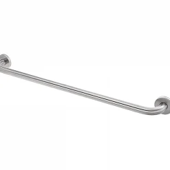 Sanindusa Barre de relèvement et appui droite PMR normes handicapé NewWCCare 100 inox brossé
