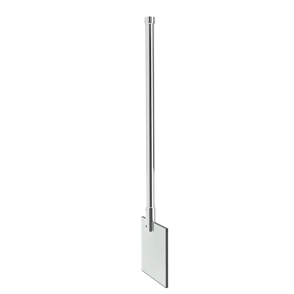 Schulte Barre de stabilisation et fixation plafond pour paroi de douche, chrome,