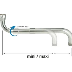 Neoperl Bec télescopique pour cuisine professionnelle - - 200 à 300 mm* Accessoire De Robinet