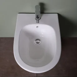 Kiamami Valentina Bidet Au Sol Adossé Au Mur - Blues* Bidet