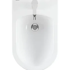 Sanindusa Bidet compact a poser au sol Sanibold blanc (robinet et vidage non inclus)