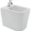 Sanindusa Bidet céramique traditionnelle a poser au sol Advance blanc (robinet et vidage non inclus)* Bidet