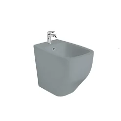 Kiamami Valentina Bidet En Céramique Gris Mat À Fleur De Mur Modèle Mozart De* Bidet