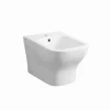 Kiamami Valentina Bidet Installation Murale En Céramique Blanche Collection Swing