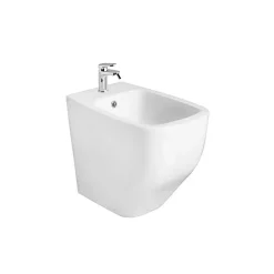 Kiamami Valentina Bidet Moderne Encastré En Céramique Blanche Brillante