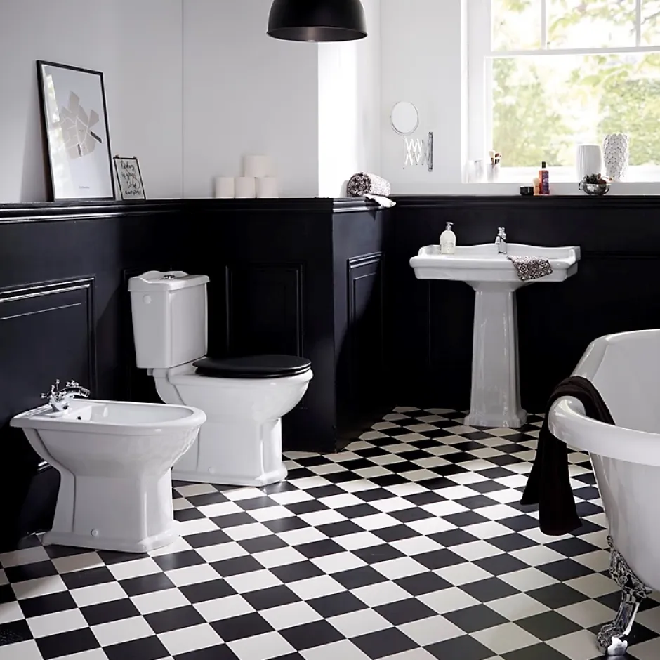 Planète Bain Bidet rétro à poser blanc Ramses