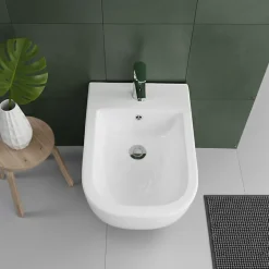 Otitec Bidet suspendu - 52 x 37 x 29 cm - Blanc - CLEO