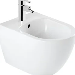 Sanindusa Bidet suspendu céramique traditionnelle Sanibold 50 fixation cachée blanc mat