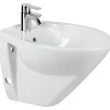 Sanindusa Bidet suspendu céramique traditionnelle Cetus 48 blanc
