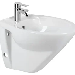 Sanindusa Bidet suspendu céramique traditionnelle Cetus 48 blanc