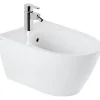 Sanindusa Bidet suspendu céramique traditionnelle 56 Sanlife blanc mate