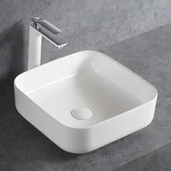 Bernstein Bidet suspendu de qualité supérieure CH2019V - Sans siphon, Sans bonde Pop Up, Sans robinet