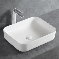 Bernstein Bidet suspendu de qualité supérieure CH2019V - Sans siphon, Avec bonde Pop Up, Avec robinet 1238C* Bidet