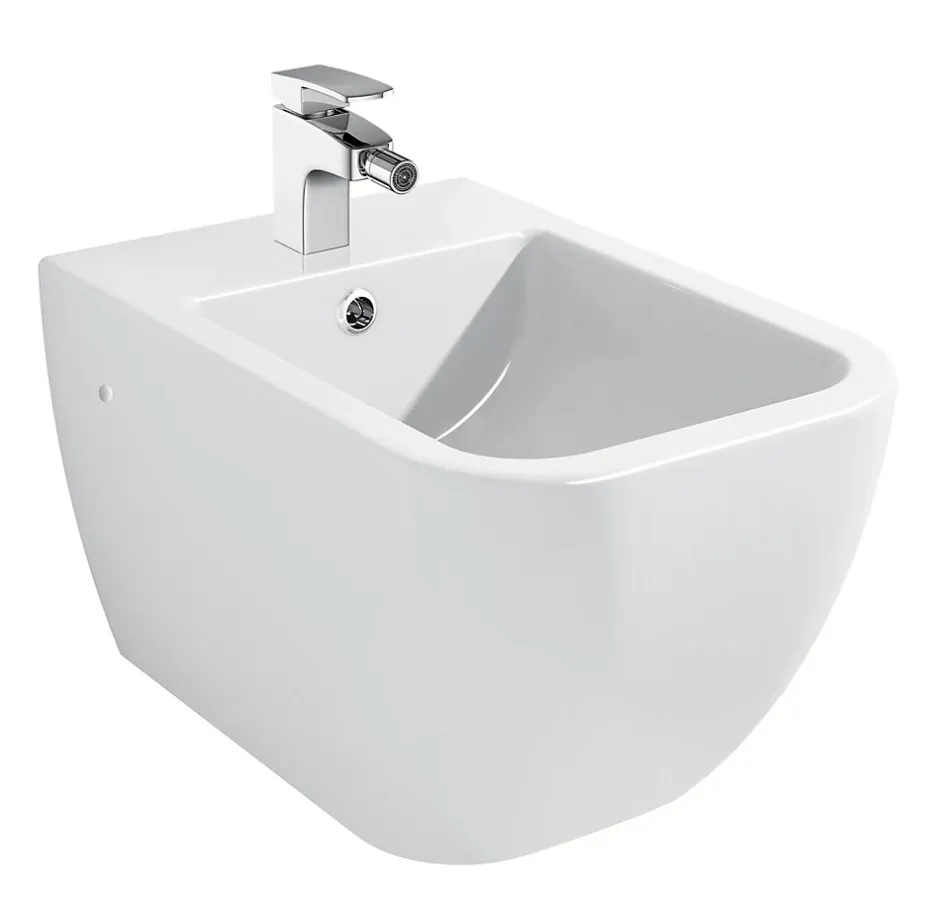 Bernstein Bidet suspendu en céramique sanitaire blanc BH101