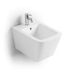 Kiamami Valentina Bidet Suspendu En Céramique Blanche - Rock