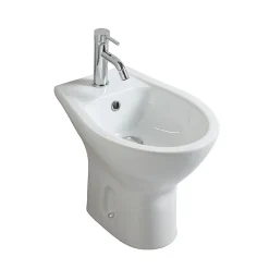 Kiamami Valentina Bidet Traditionnel Avec Évacuation Au Sol En Céramique Blanche - Cipro