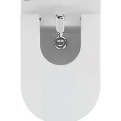 Sanindusa Bidet UrbY céramique traditionnelle pose au sol avec trous abattant (abattant non compris) blanc