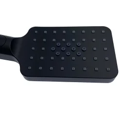 Hydroland BLACKROMA Colonne de douche sans mitigeur hauteur réglable 80 à 115 cm, Noir mat
