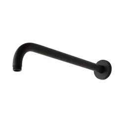 Kiamami Valentina Bras De Douche En Laiton Noir Mat Rond