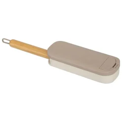 5Five Brosse à textile avec manche en bambou gris 7,3x4cm - Gris-* Etendoir À Linge