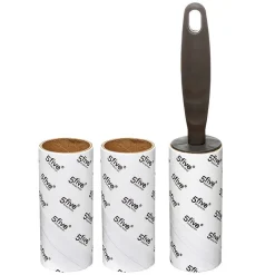 5Five Brosse à vêtements 2 recharges Gris - Gris -