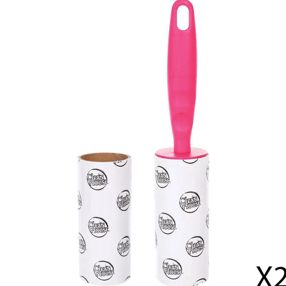 5Five Brosse à vêtements 2 recharges Gris - Gris -