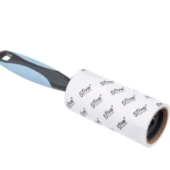 5Five Brosse à vêtements rechargeable Rubber bleu - Multicolore-