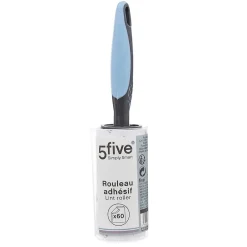 5Five Brosse à vêtements rechargeable Rubber bleu - Multicolore-